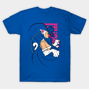 Flat Color - Felicia Profile from Capcom Darkstalker T-Shirt